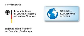 Logo des Bundesministeriums für Umwelt, Naturschutz und nukleare Sicherheit sowie der nationalen Klimaschutz Initiative