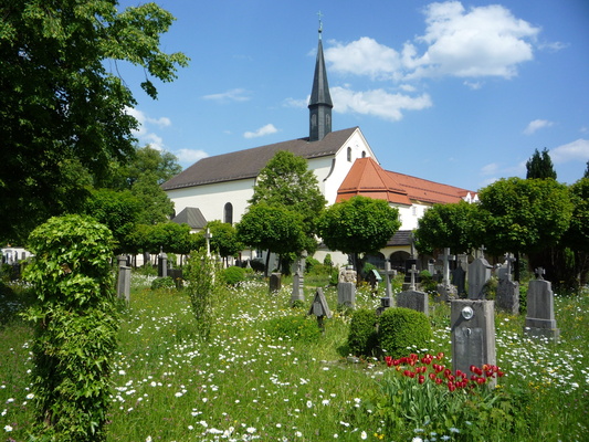 Bild des alten Friedhofs Laufen